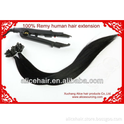 Best quality indian remy fusion human hair extension
